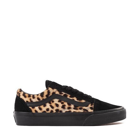 Vans Shoes - Vans Womens Old Skool Shoe Leopard Brown / Black 4.0 Boys = 5.5 Women